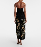 Agua by Agua Bendita Cinefila Laguna velvet maxi dress