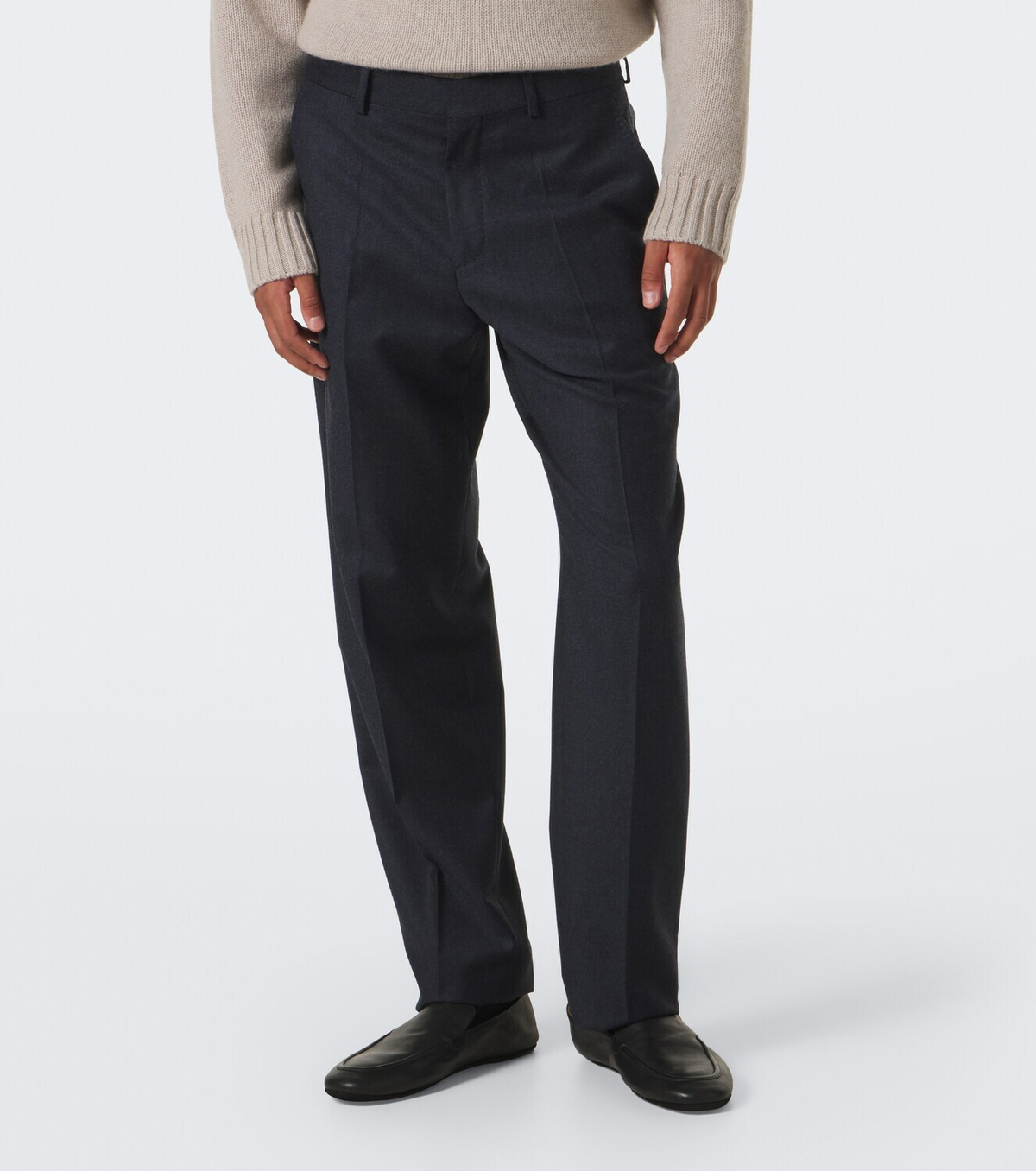 Agnona Wool straight pants