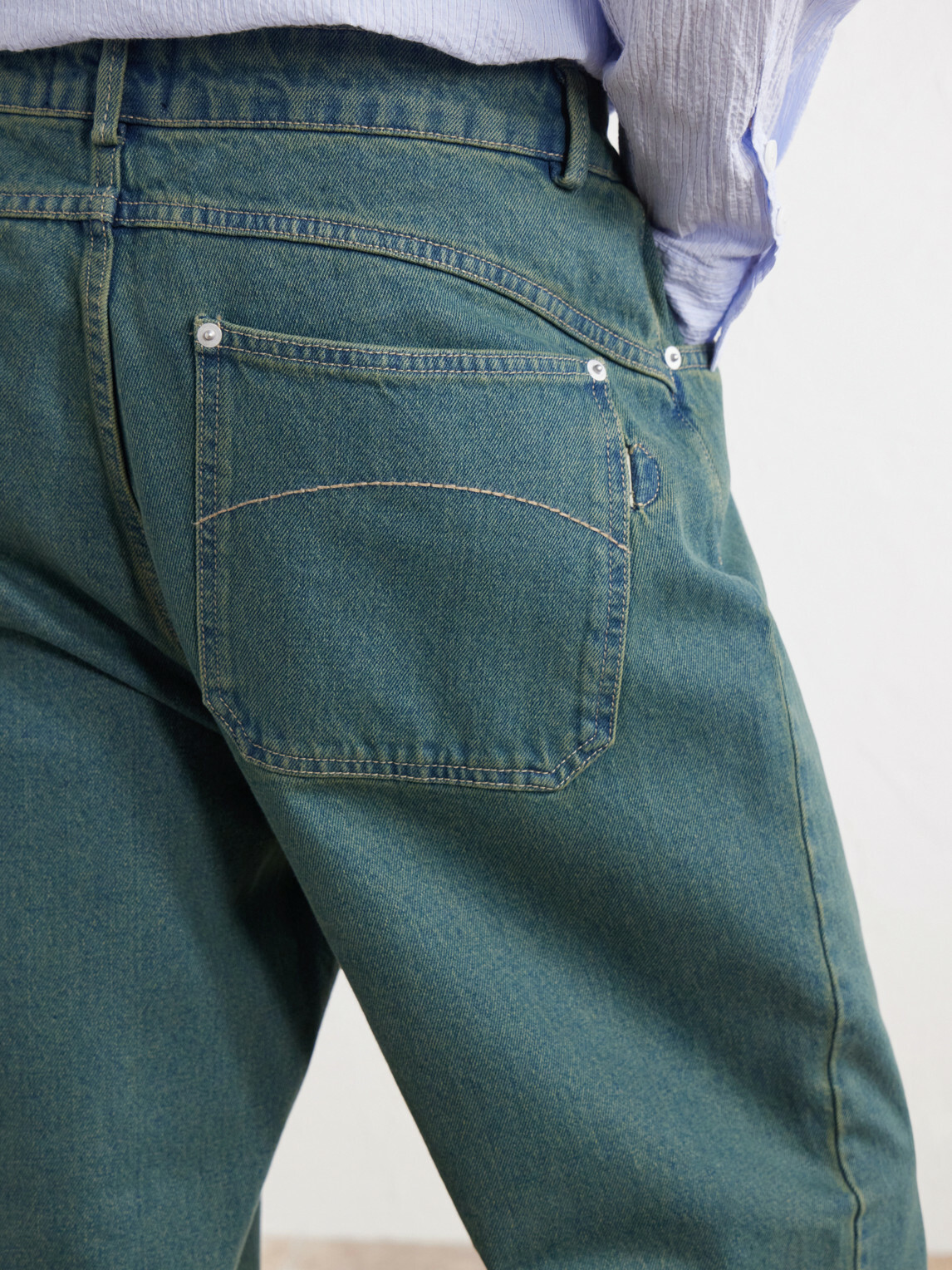 Folk - Barrel-Leg Jeans - Green
