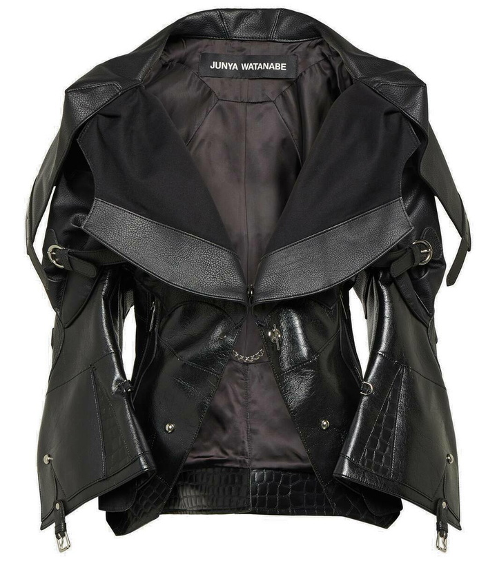 Photo: Junya Watanabe Faux leather jacket