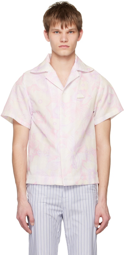 Photo: young n sang Pink Floral Shirt