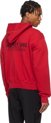 Helmut Lang Red River Postcard Hoodie