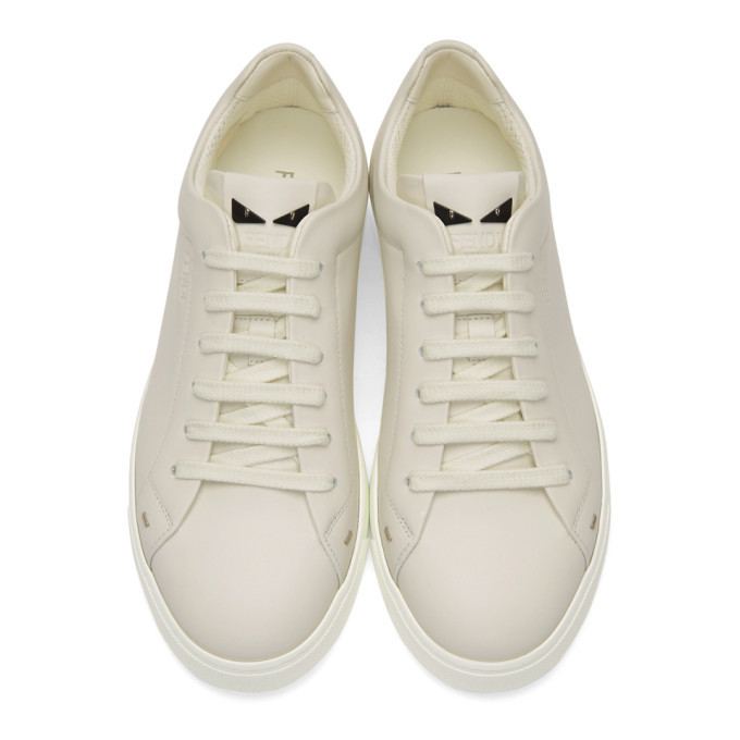 Fendi White Mini Bag Bugs Sneakers Fendi