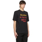 Etudes Black Keith Haring Edition Wonder Barking Dog T-Shirt