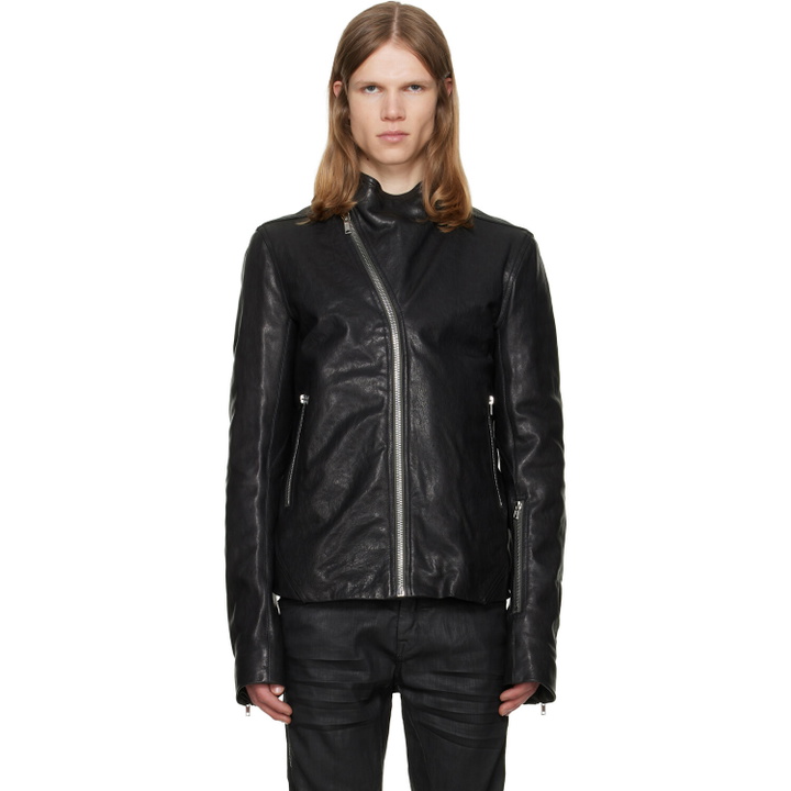 Photo: Rick Owens Black Tower Release Leather Jacket