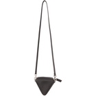 Valentino Black Valentino Garavani VLTN Triangular Pouch