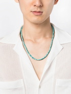 Mateo 14k Yellow Gold Turquoise Bead Necklace