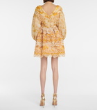 Zimmermann - Tempo silk and linen organza minidress