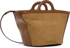 Marni Brown Tropicalia Small Tote