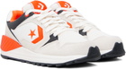 Converse Off-White & Orange Wave Trainer Low Top Sneakers