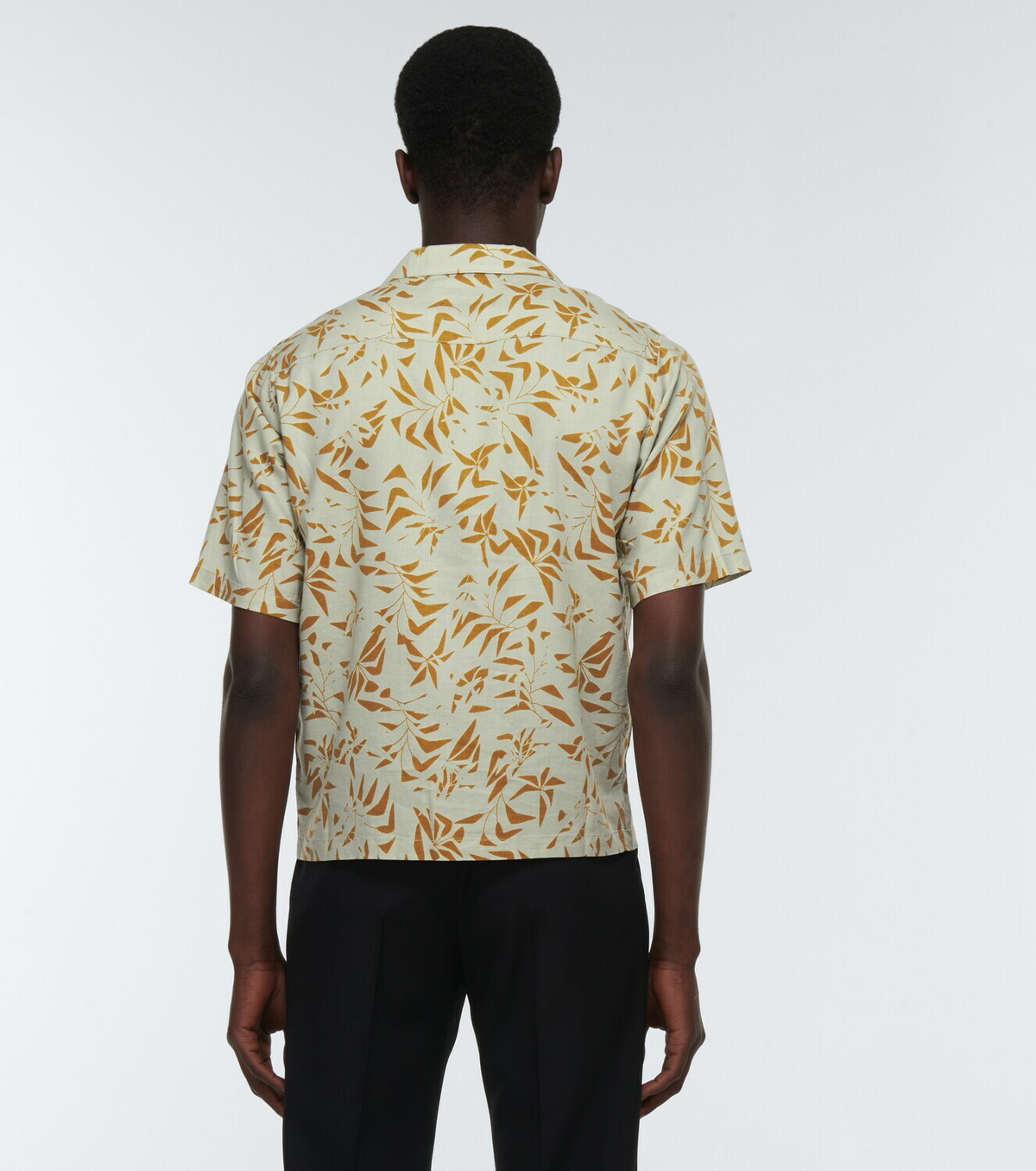 Saint Laurent Printed bowling shirt