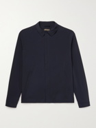 LORO PIANA - Stretch-Shell Bomber Jacket - Blue