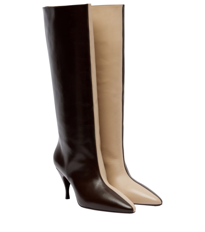Photo: Herbert Levine Two Faced leather knee-high boots