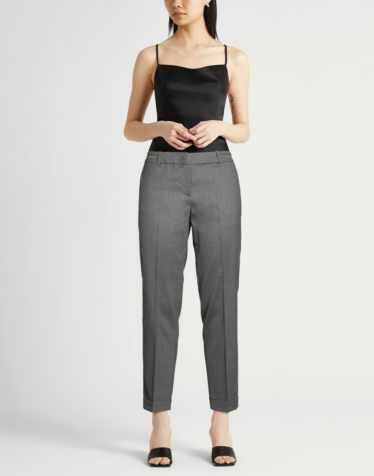 Peserico Womens Pants in Grey