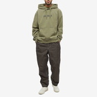 Napapijri Men's Box Logo Popover Hoody in Green Lichen