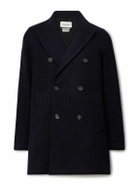 Oliver Spencer - Albion Double-Breasted Felt Coat - Blue
