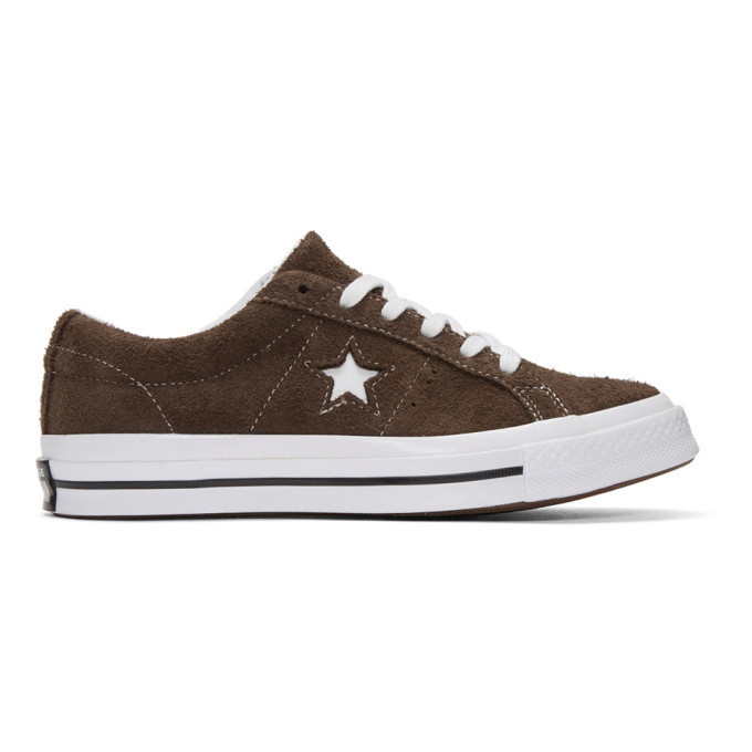 pakke tack utilfredsstillende Converse Brown Suede One Star Sneakers Converse