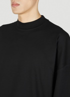 Mock Neck T-Shirt in Black