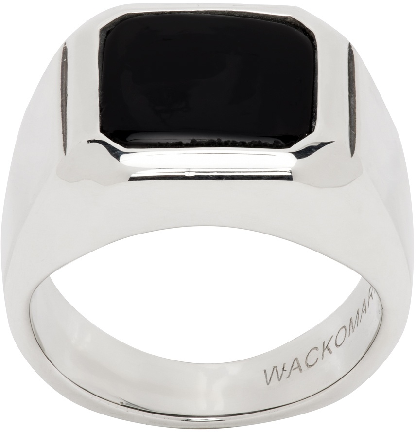 WACKO MARIA Silver Signet Ring