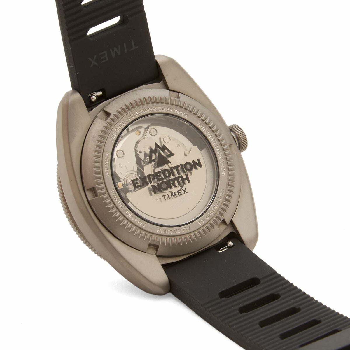 Timex Expedition North GMT Titanium Automatic 41mm Watch in Black 