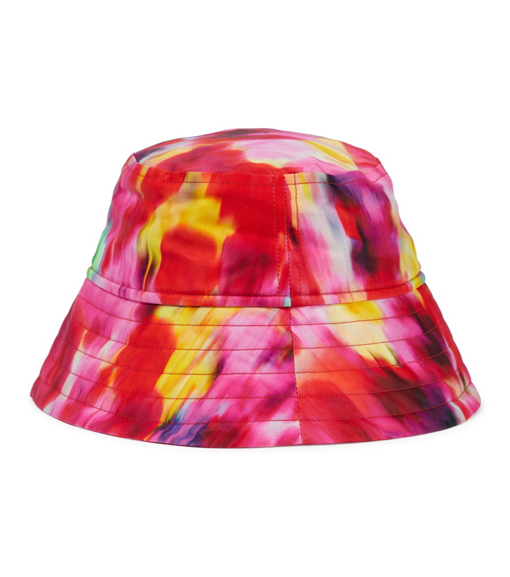 Photo: Dries Van Noten - Tie-dye canvas bucket hat