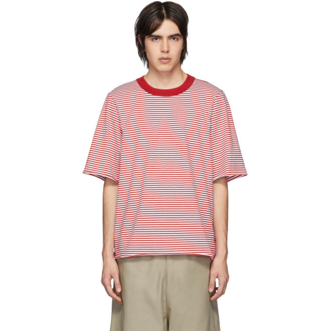 Camiel Fortgens Red Tailored Double T-Shirt Camiel Fortgens