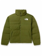 The North Face - 1992 Nuptse Logo-Embroidered Quilted Ripstop Recycled-Down Jacket - Green