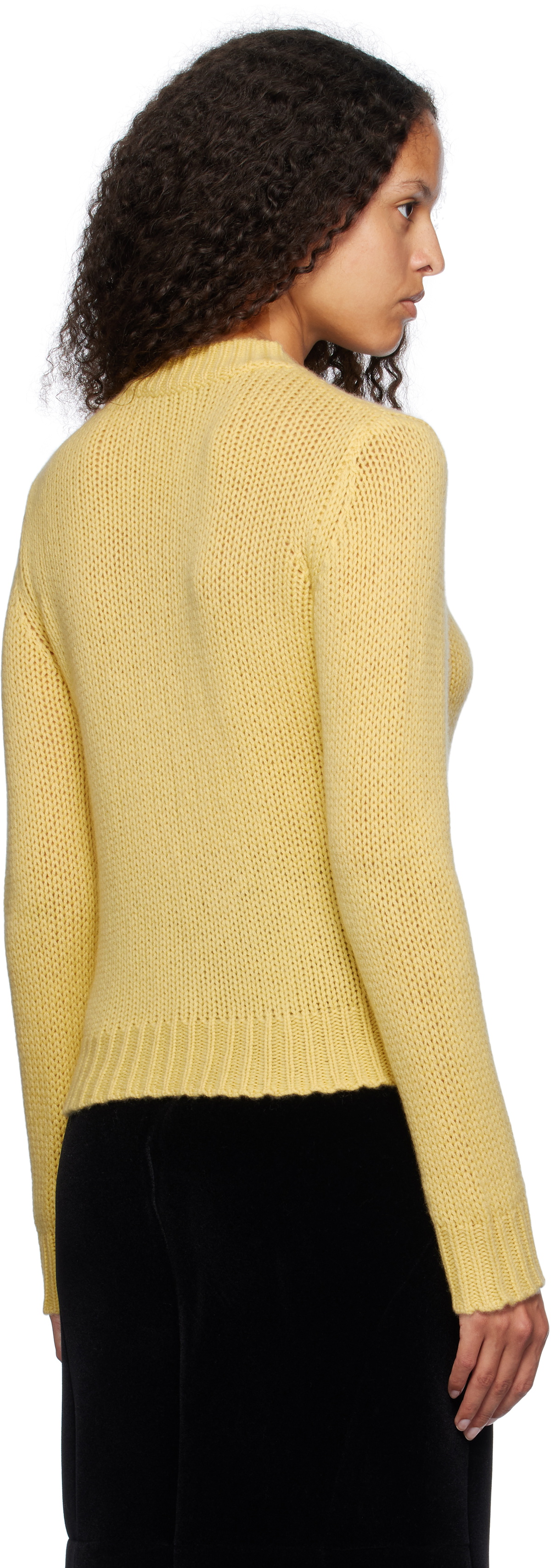 Max mara yellow sweater best sale