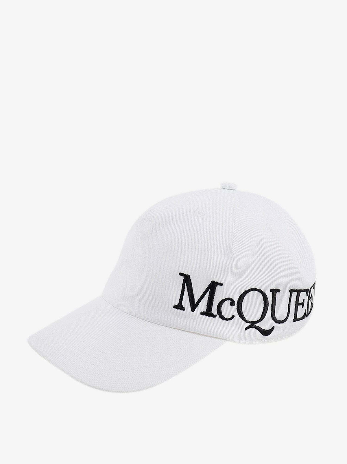 Alexander Mcqueen Hat White Mens Alexander McQueen