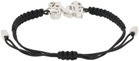 Palm Angels Black PA Monogram Bracelet