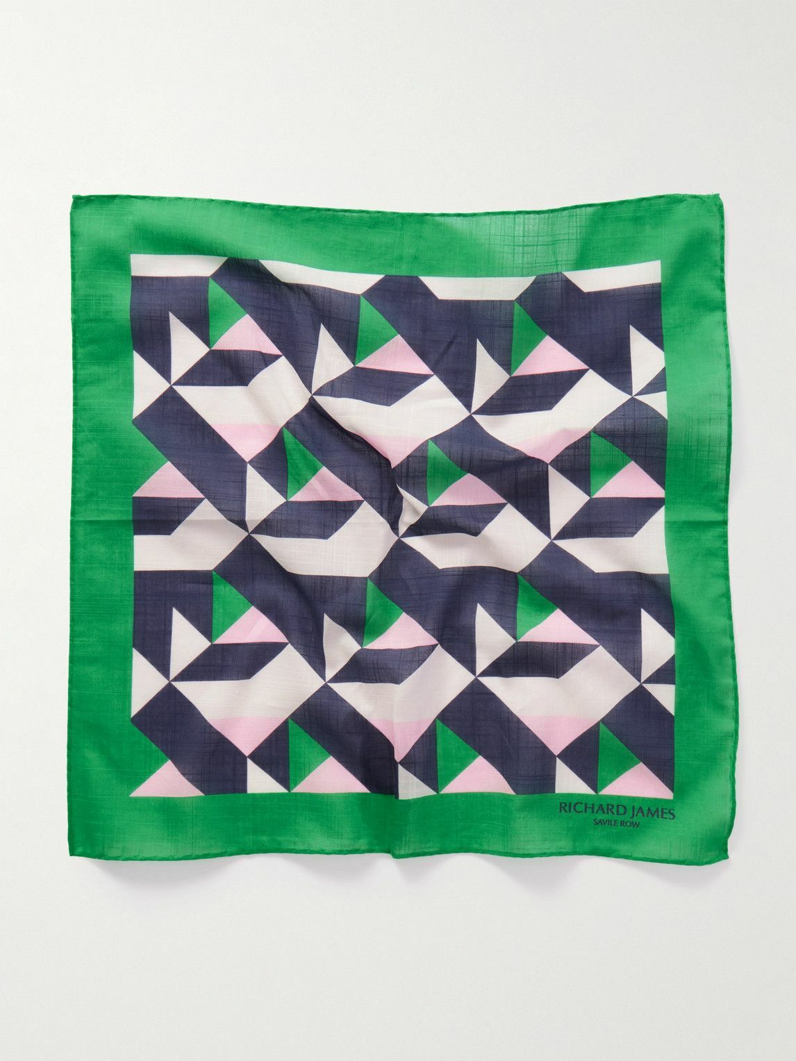 Richard James - Printed Cotton-Voile Pocket Square