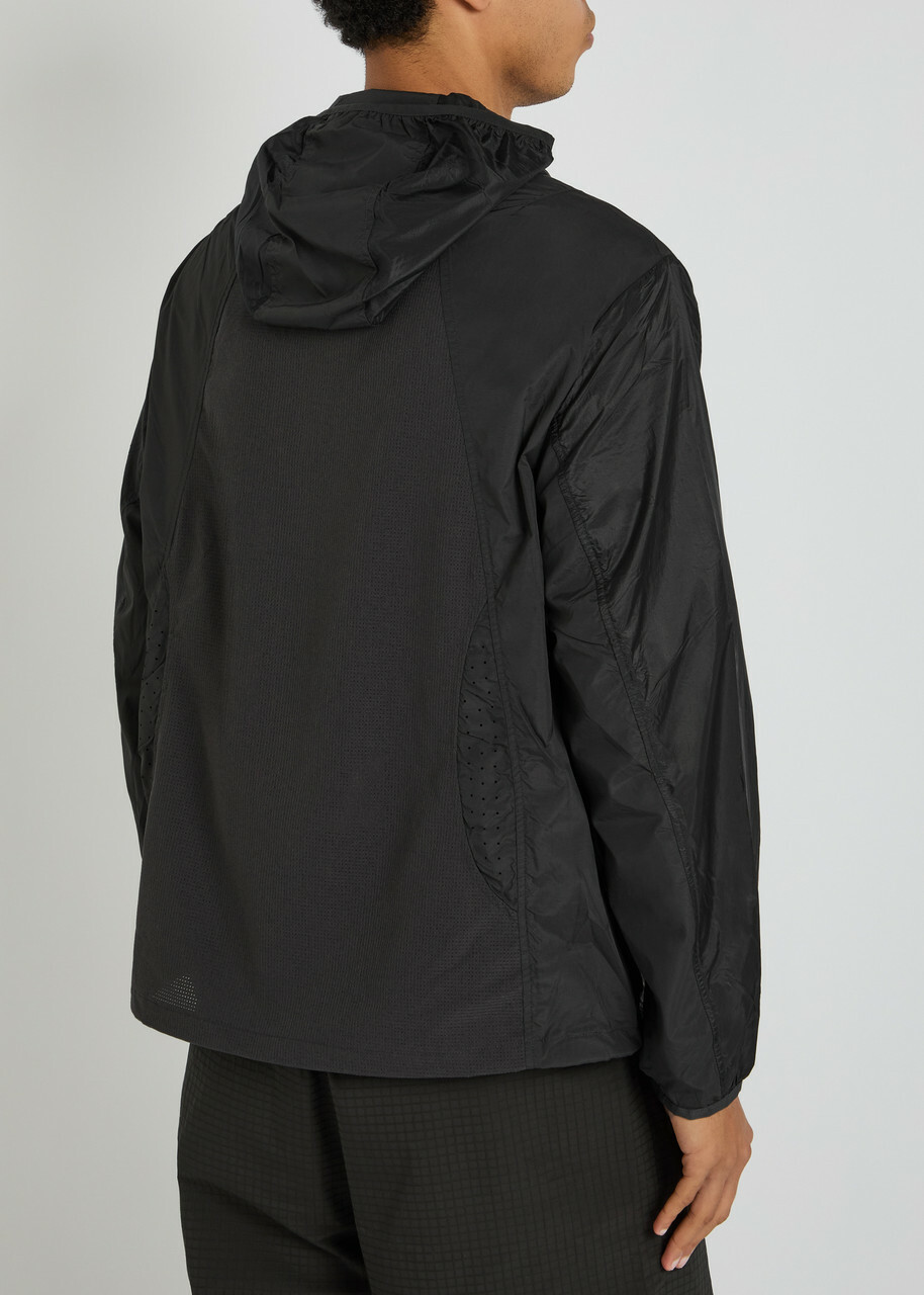 Hiking Patrol Orbit LT Hooded Nylon Jacket Black