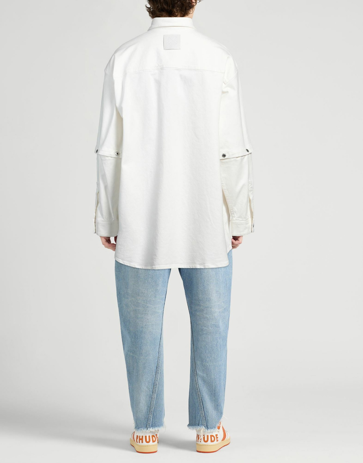 Off-white Mens Denim shirt in White