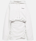 Off-White - Cotton jersey hoodie dress