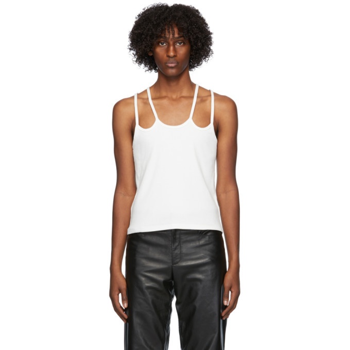 Photo: Dion Lee Off-White Double Strap Tank Top