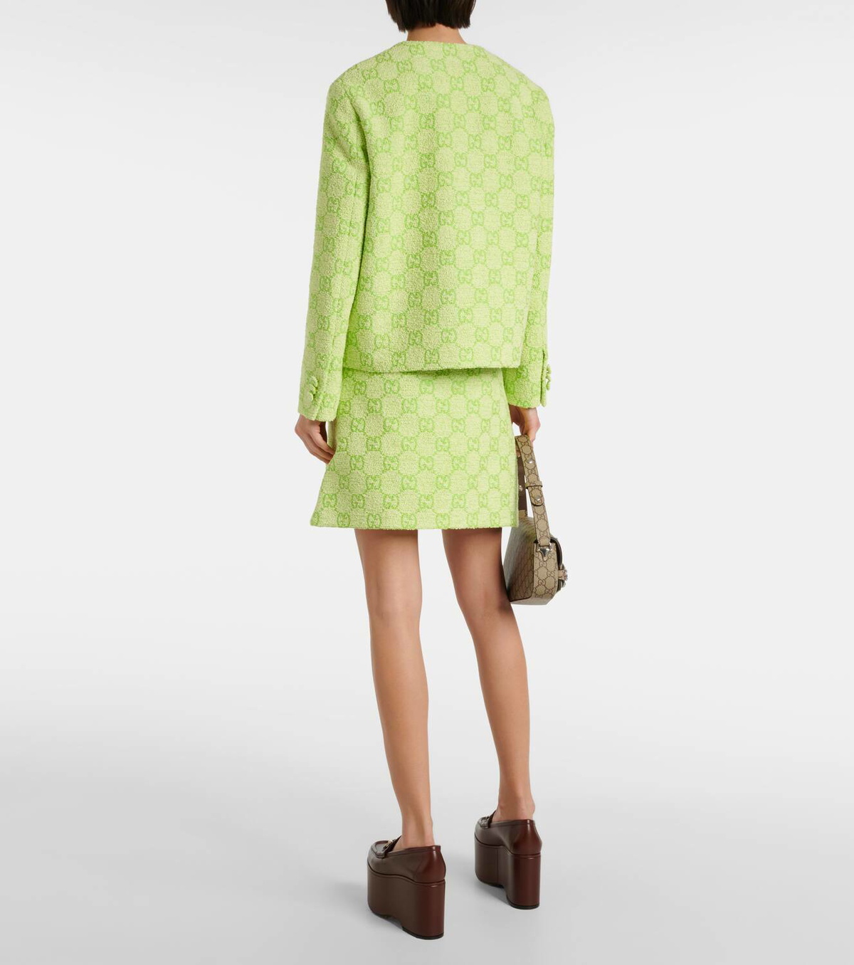 Gucci Horsebit GG cotton-blend bouclé jacket Gucci