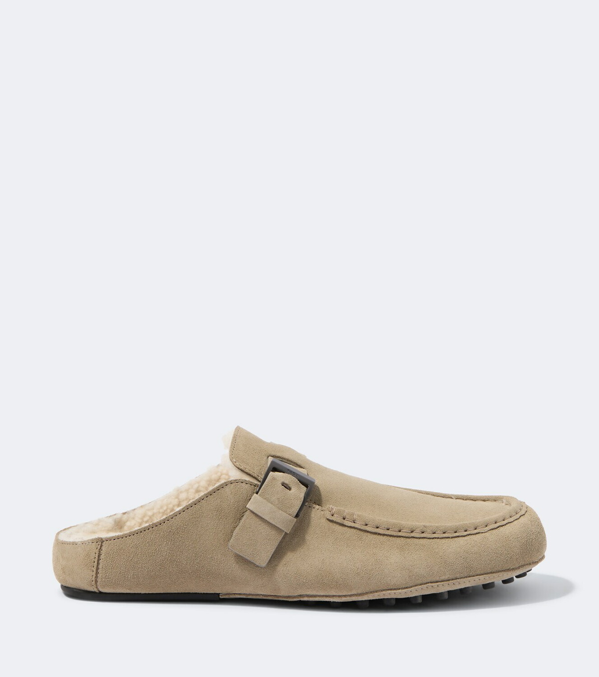 Tod's Gommino® shearling-lined suede mules