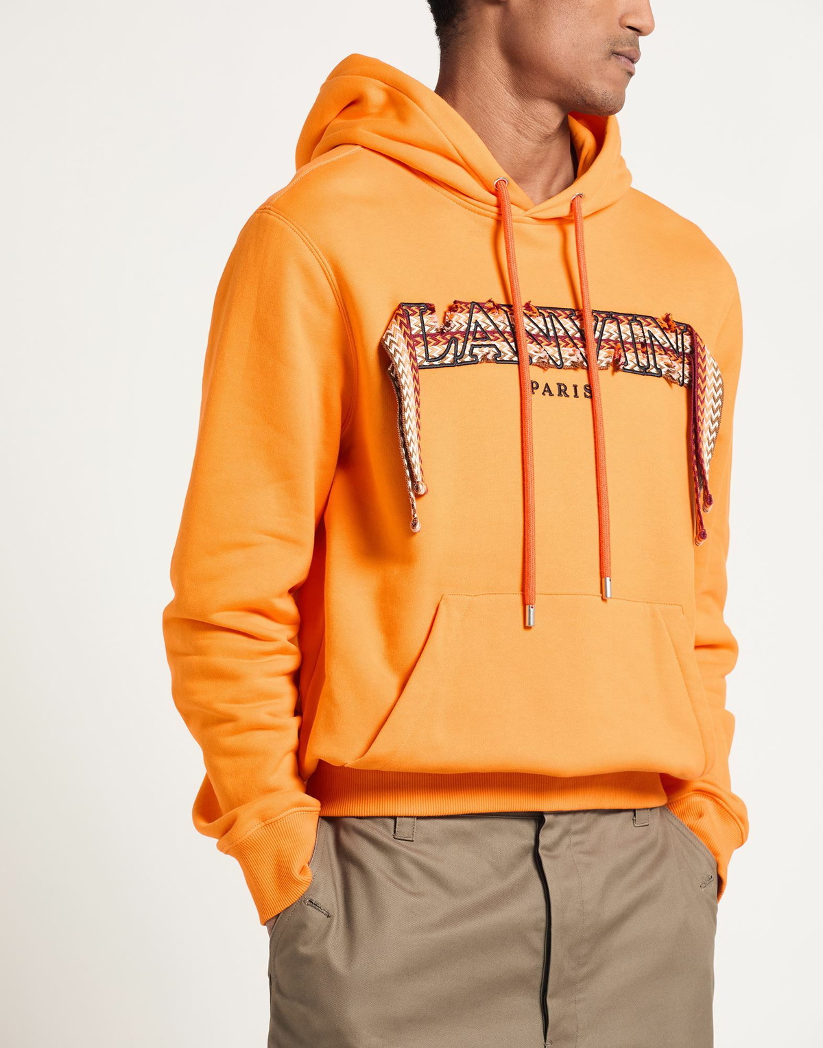 Lanvin Mens Sweatshirt in Orange
