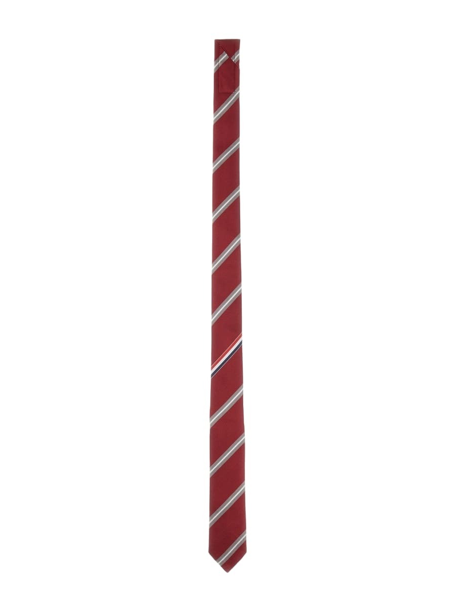 Thom Browne Tie Grey Mens Thom Browne