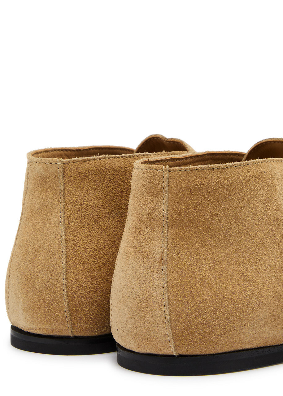 Toteme The Desert Suede Ankle Boot Camel