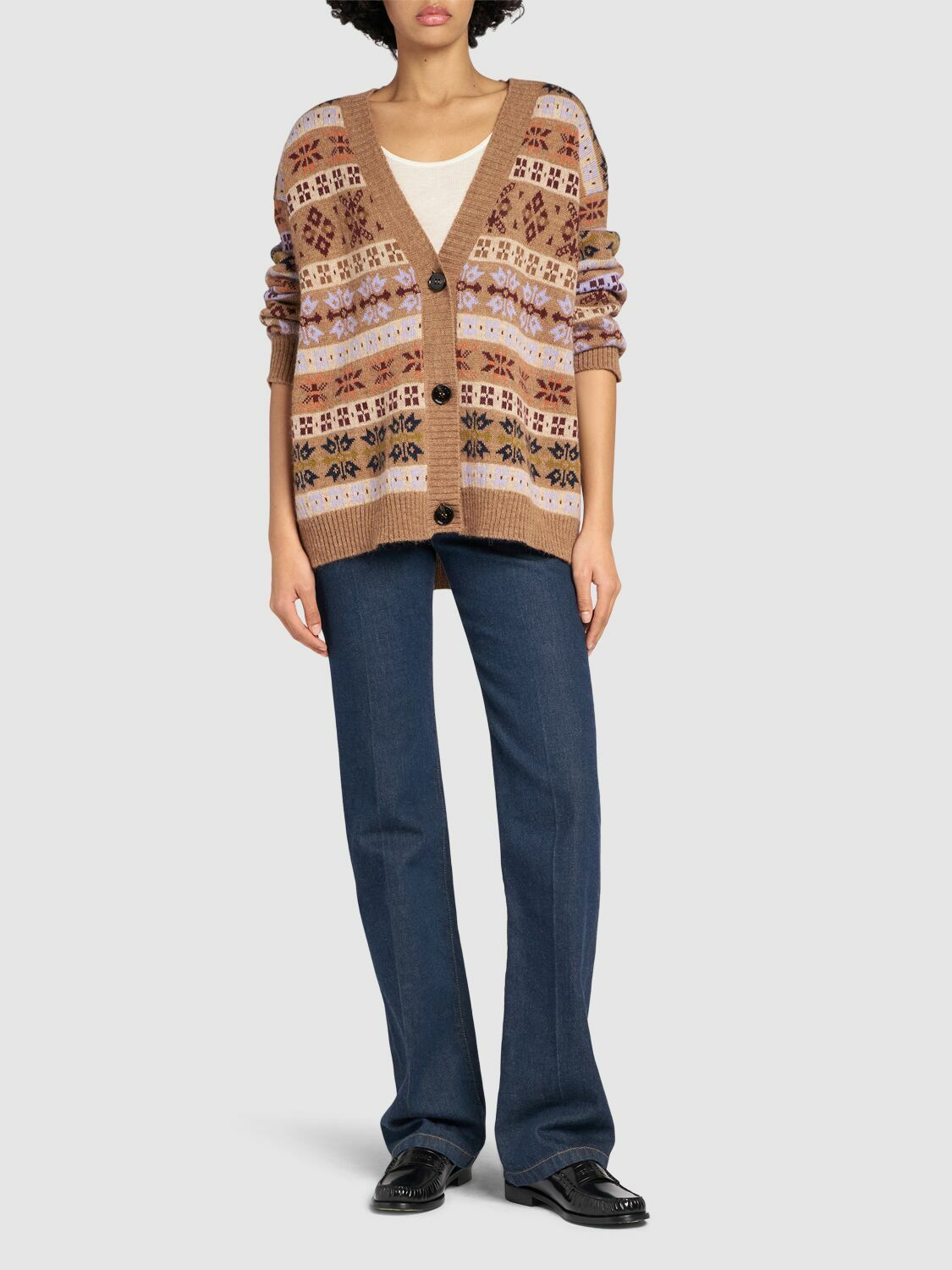 ★Max Mara★ [Max Mara] FW24 Women’s ECCELSO Cardigan ECCEL WEEKEND MAX MARA Eccelso Alpaca Blend Cardigan Weekend Max Mara