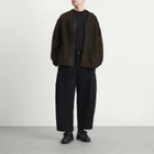 Engineered Garments Men's Nep Knit Cardigan in Brown