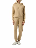 MC2 Saint Barth Woman Beige Cotton Fleece Jogger Pants Odalys