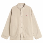 Danton Men's Stand Collar Jacket in Beige