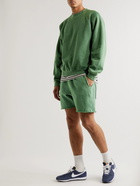 Les Tien - Garment-Dyed Cotton-Jersey Sweatshirt - Green