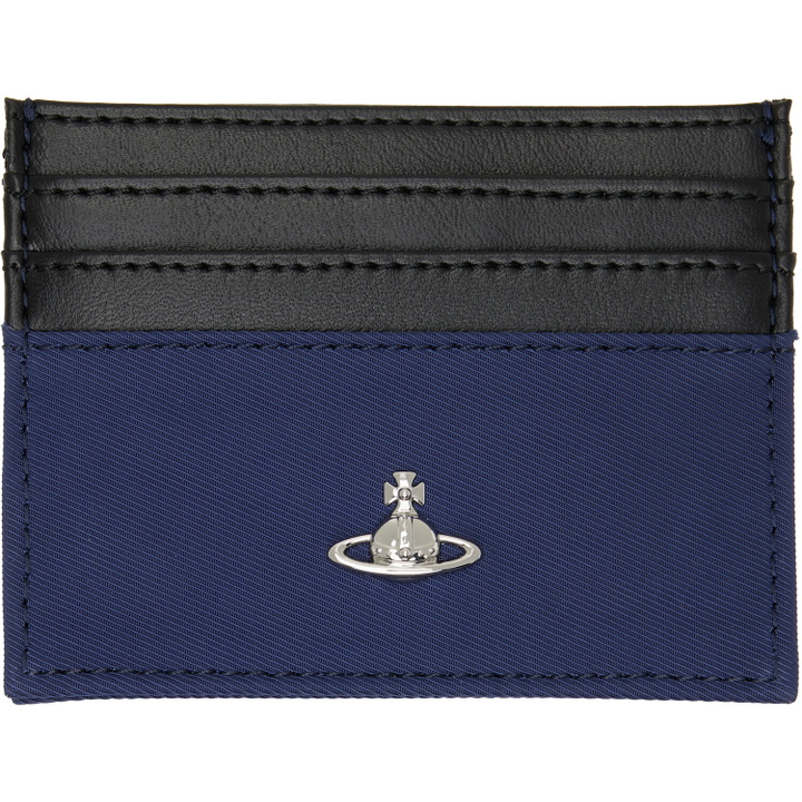 Photo: Vivienne Westwood Black & Blue Flat Card Holder