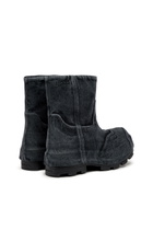 Diesel D-Hammer-Chelsea boots in washed denim - Boots - Unisex - Black