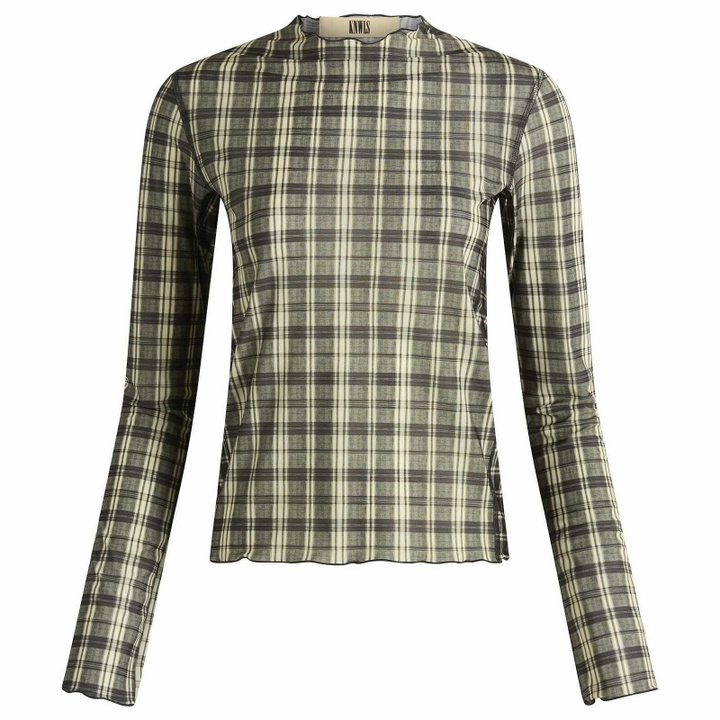 Photo: KNWLS Women's Halcyon Top in Combi Check