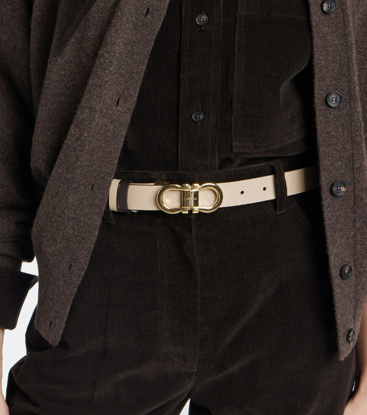 Ferragamo Ganicini leather belt