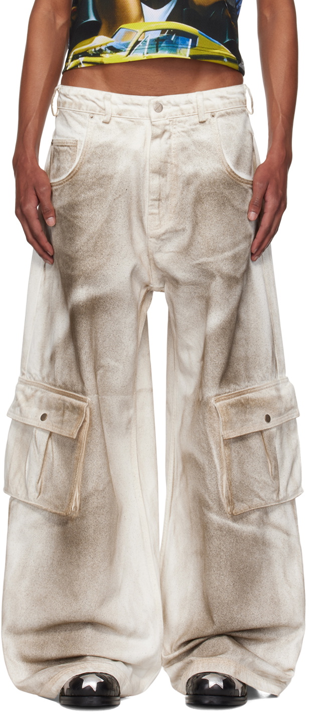 Mowalola Off-White Double D Jeans
